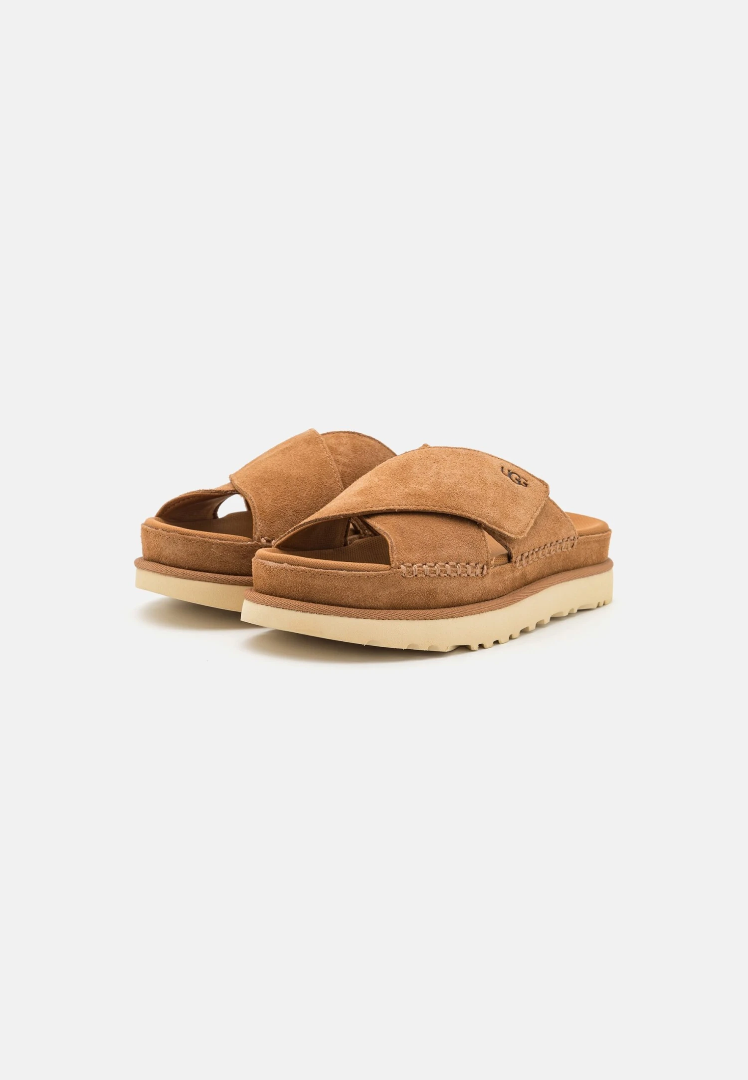 Ugg GoldenstarCross Slide - Muiltjes - Chestnut 6 Ugg GoldenstarCross Slide - Muiltjes - Chestnut - Afbeelding 4