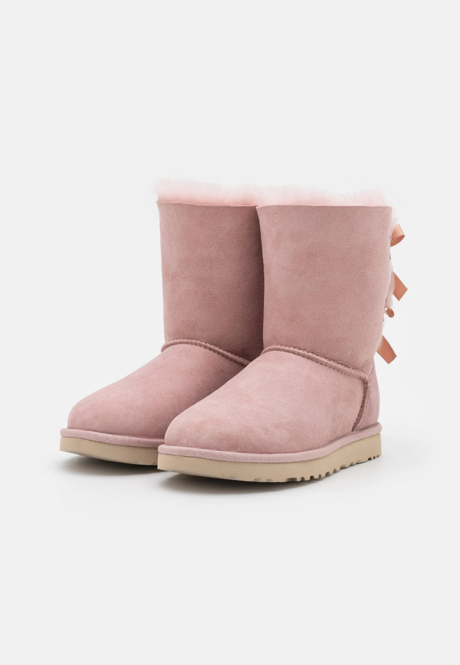 Ugg Bailey Bow - Korte Laarzen - Rose Grey 5 Ugg Bailey Bow - Korte Laarzen - Rose Grey - Afbeelding 3