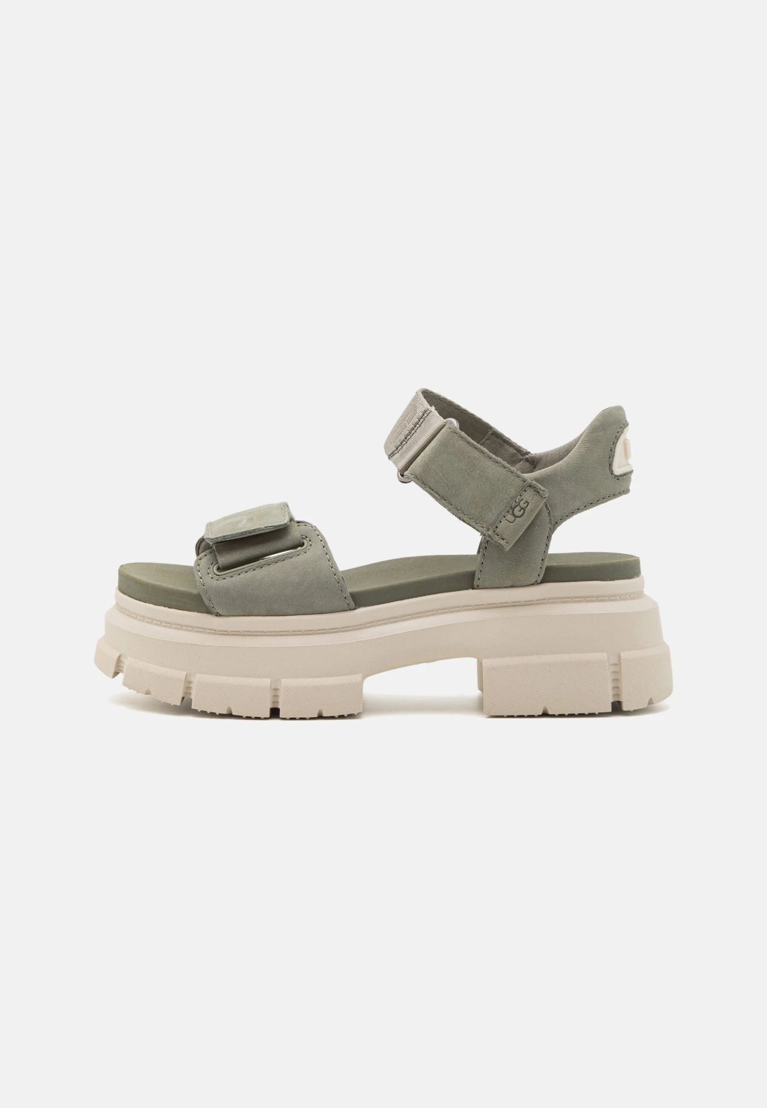 Ugg Ashton Ankle - Sandalen Met Plateauzool - Moss Green 4 Ugg Ashton Ankle - Sandalen Met Plateauzool - Moss Green - Afbeelding 2
