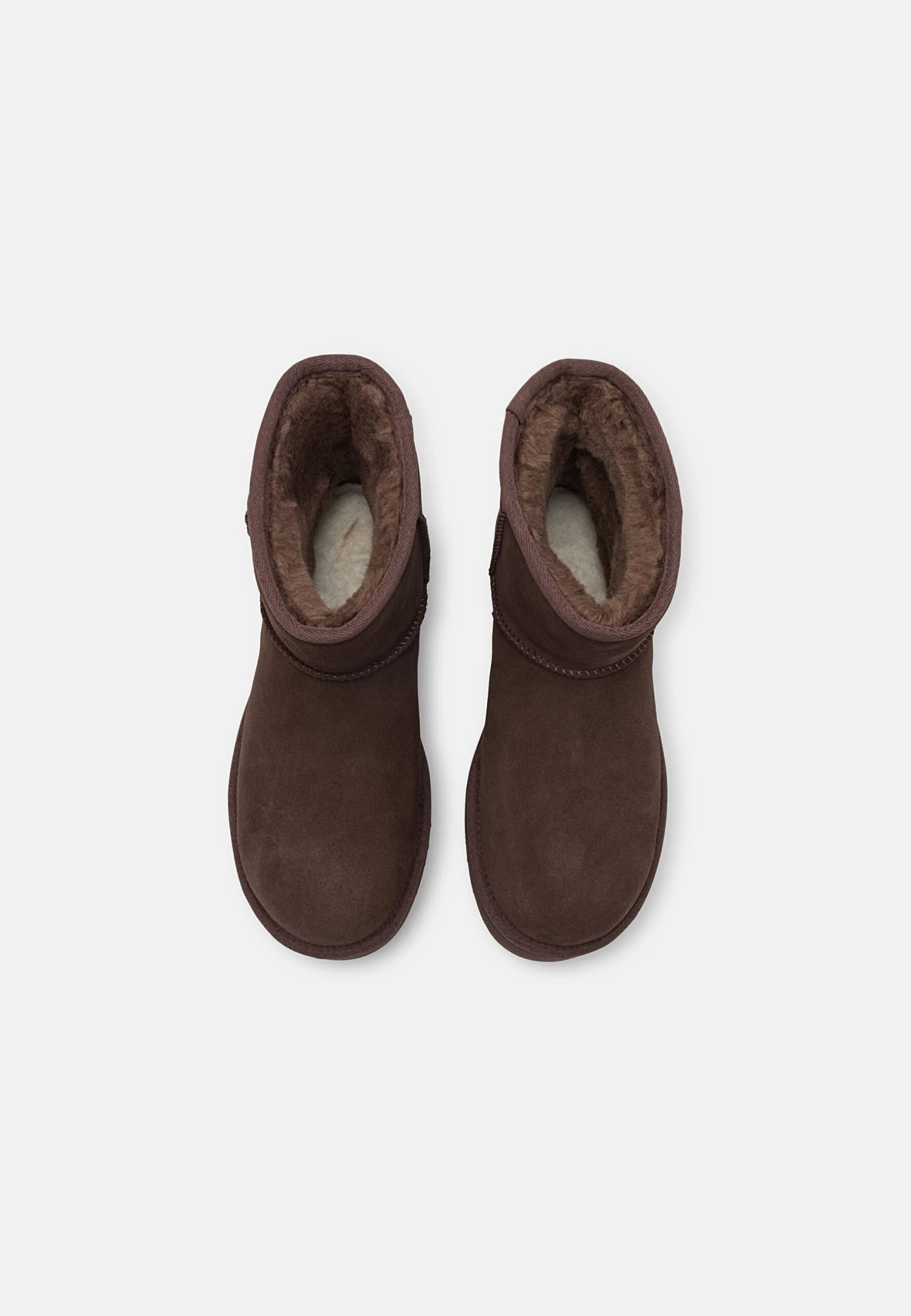Ugg Classic Mini Platform - Enkellaarsjes Met Plateauzool - Burnt Cedar 8 Ugg Classic Mini Platform - Enkellaarsjes Met Plateauzool - Burnt Cedar - Afbeelding 6