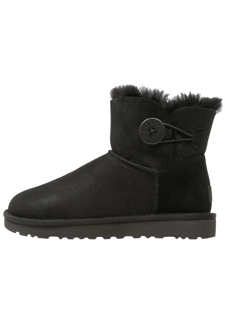 Ugg Mini Bailey Button - Korte Laarzen - Black 5 Ugg Mini Bailey Button - Korte Laarzen - Black - Afbeelding 3