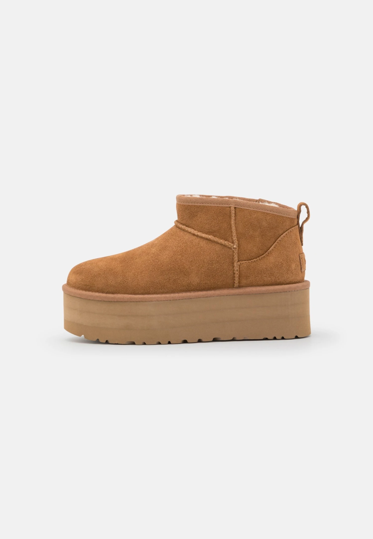 Ugg Classic Ultra Mini Platform - Enkellaarsjes Met Plateauzool - Chestnut 5 Ugg Classic Ultra Mini Platform - Enkellaarsjes Met Plateauzool - Chestnut - Afbeelding 3