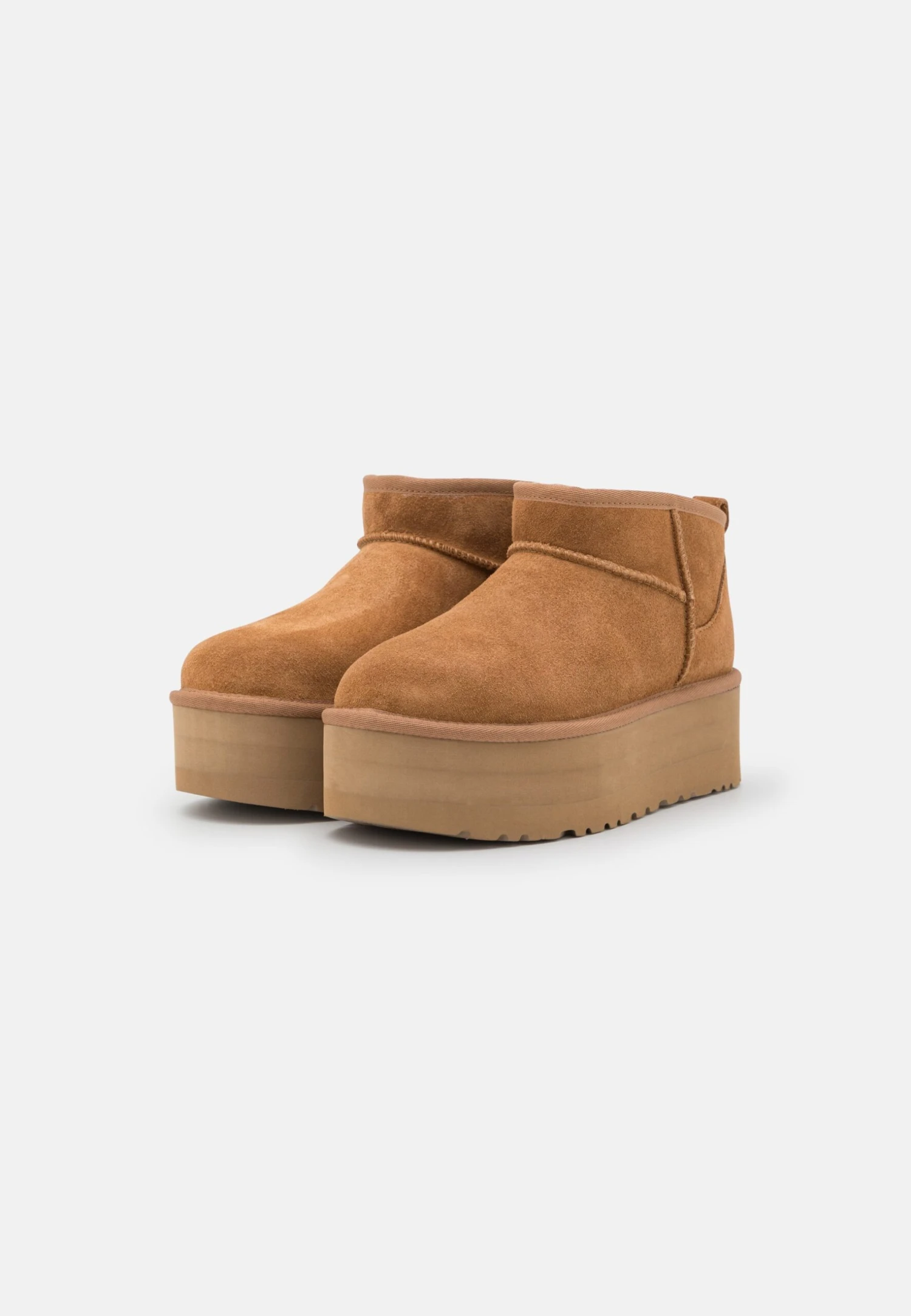 Ugg Classic Ultra Mini Platform - Enkellaarsjes Met Plateauzool - Chestnut 7 Ugg Classic Ultra Mini Platform - Enkellaarsjes Met Plateauzool - Chestnut - Afbeelding 5