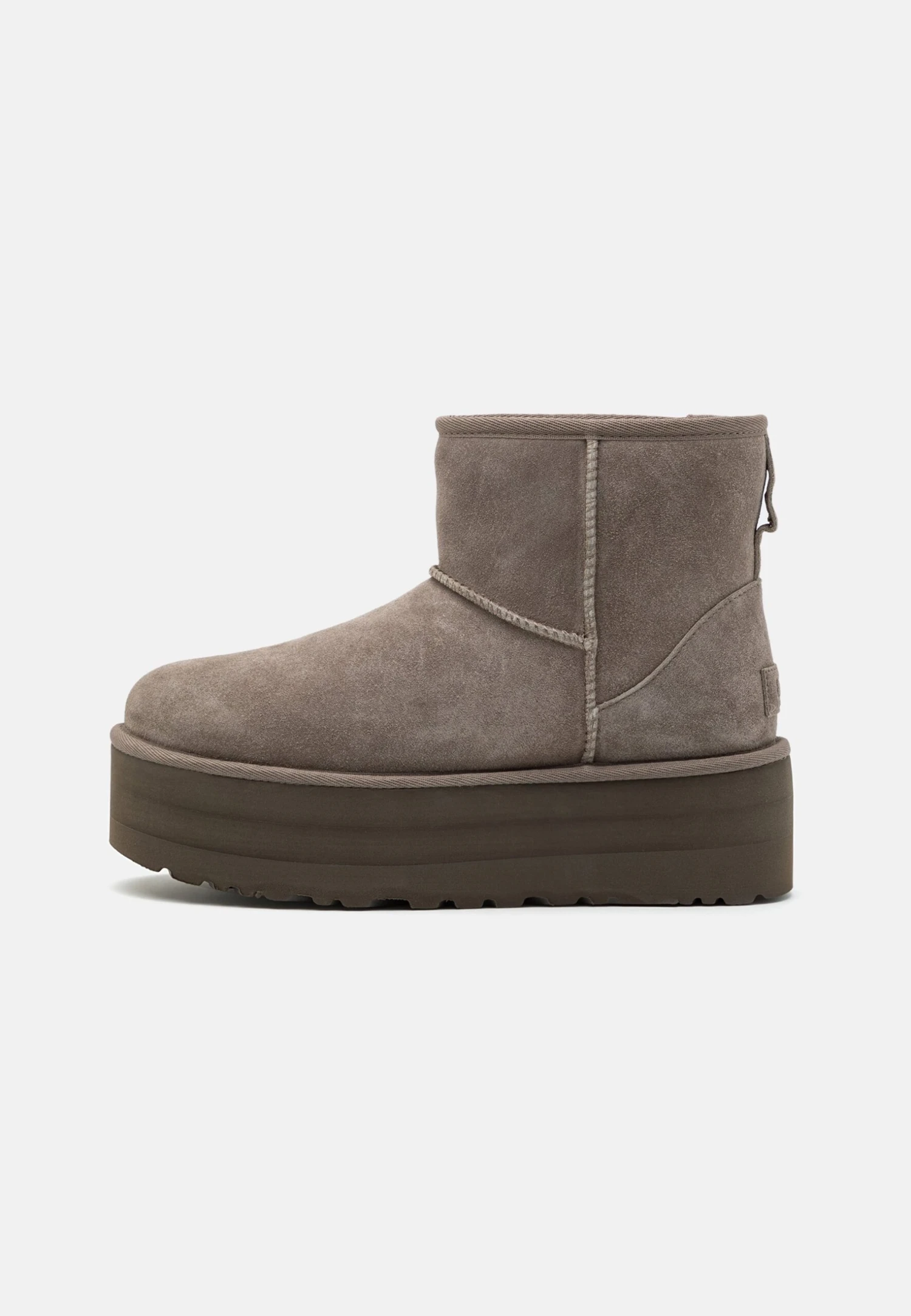 Ugg Classic Mini Platform - Enkellaarsjes Met Plateauzool - Smoke Plume 4 Ugg Classic Mini Platform - Enkellaarsjes Met Plateauzool - Smoke Plume - Afbeelding 2